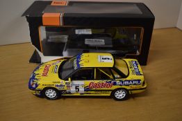 Ixo 1:18 Scale Die-cast, 18RMC175.22 Subaru Legacy RS #5 Rally New Zealand 1992, P.Bourne/ R Freeth,
