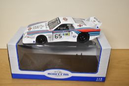 Model Car Group 1:18 Scale Die-cast, 266406 Lancia Beta Monte Carlo Gr.5 #65 M.Alboreto E.Cheever