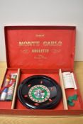 Merit Monte Carl Roulette missing Croupier Rake, boxed