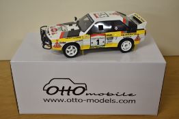 Otto Mobile 1:18 Scale Limited Edition Die-cast, OT253 UV1 Audi Quattro Sports Cote d'Ivoire 1984,