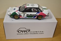 Otto Mobile 1:18 Scale Limited Edition Die-cast, OT1158 UV1 Subaru Legacy RS GR A Swedish Rally