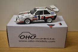 Otto Mobile 1:18 Scale Limited Edition Die-cast, OT171 UV1Audi Sports Quattro S1 Pikes Peak 2125/