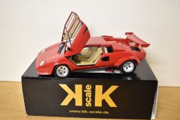 KK Scale 1:12 Scale Die-cast, KKDC120141 Lamborghini Countach LP 5000 QV 1985, boxed with internal