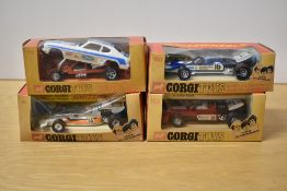 Corgi Whizzwheels Die-casts, 150 Surtees TS9 F/1 Racing Car, 151 Yardley McLaren M19A Formula 1