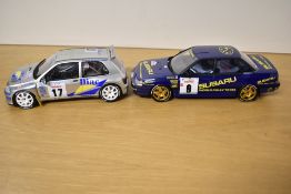 Otto Mobile Limited Edition 1:18 Scale Die-casts, Subaru Legacy RS Gr.A, 525/2000, Renault Clio Maxi
