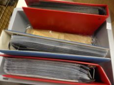 GB: FIRST DAY COVERS ILLUSTRATED WITH INSERTS IN 3 VOLUMES Three small format albums with range of