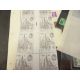 GB MACHIN PRESENTATION PACKS, ODD LEAVES AN 50p LONDON 1980 IN GUTTER PAIRS Large envelope of - Image 2 of 3