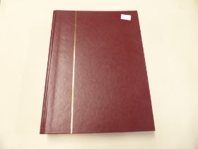 STAMP ACCESSORIES 64 PAGE STOCKBOOK (BLACK LEAVES) LIGHTLY USED Clean 64 page stockbook, (we note