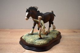 A Border Fine Arts figure group 'Show Day at Darrowby' model number EG1, designed by Eileen