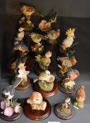 A group of sixteen Border Fine Arts and similar bird studies to include 'Crowning Glory', 'Puffin'
