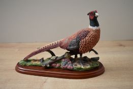 A Border Fine Arts animal study 'Pheasant' model number A1475, designed by Russell Willis,