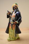 A Royal Doulton bone china figure 'Blue Beard' HN 2105, measures 29cm tall.