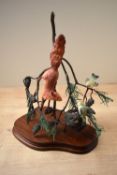 A limited edition Border Fine Arts animal group 'Red Squirrel & Goldcrests' model number B0862,