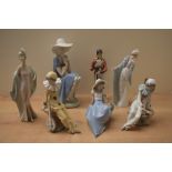 A group of Lladro, Nao by Lladro and similar porcelain figures/figurines to include 'La