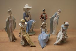 A group of Lladro, Nao by Lladro and similar porcelain figures/figurines to include 'La