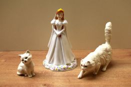 A Royal Doulton bone china Disney Princess series figurine 'Ariel' model number DP4 sold together