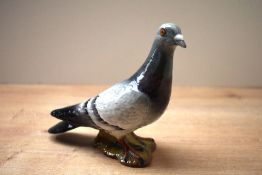 A Beswick Pottery Pigeon study, model number 1383B designed by Arthur Gredington in grey gloss