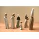 A group of six Nao by Lladro and similar porcelain figurines to include 'Girl Stretching' and ' - Image 2 of 4