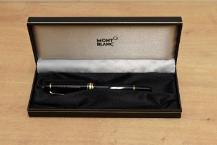A boxed and uninked Montblanc Meisterstuck 146 piston fill fountain pen having 4810 14K Montblanc