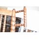 A 19th Century oak knitting chair having rush seat - Image 3 of 3