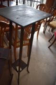 An early 20th Century mahogany plant stand, height approx. 115cm