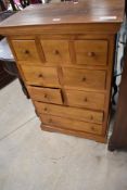 A modern merchants style chest , dimensions approx. Height 101 width 64 depth 43cm