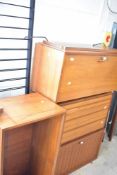 A selection of vintage teak ladderax units etc (see full description)