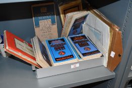 A quantity of vintage maps, to include Ordnance Survey maps, Bartholomew's Revised 'Half-Inch'