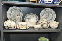 A selection of 20th-century Royal Doulton fine china 'Tonkin' tableware, featuring Asian-inspired