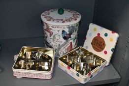 A quantity of Emma Bridgewater metal and tin kitchenware, to feature a 'Game Birds' biscuit tin, a