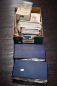 A large collection of 20th-century Great Britain stamps and related postcards, to feature two