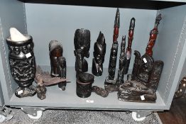 Of ethnographic interest, large quantity of 20th-century African tribal art and Balinese