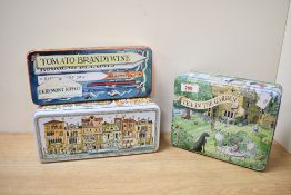 Two Emma Bridgewater (produced under licence by Elite Gift Boxes, UK) decorative tins 'Cities of