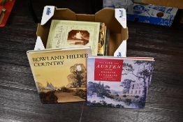 A small quantity of vintage hardback books, with titles pertaining to Austen, rural life, the