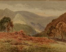 *Local Interest* G.H Pettitt (British 19th Century) A pair of watercolours, 'Castle Crag and