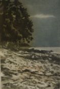 After Helen Hanson (British 20th Century) A collection of three colourised etchings 'Across the