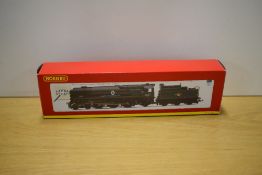 A Hornby OO gauge West Country Class Locomotive and Tender Dorchester 34042, model number R2606