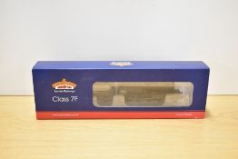 A Bachmann Branch-Line OO gauge Class 7F 2-8-0 steam locomotive and tender, model number 31-012