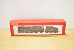A Hornby OO gauge R2708 West Country Class steam locomotive and tender Padstow 34008