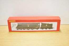 A boxed Hornby OO gauge R3249 Battle of Britain Class 4-6-2 locomotive and tender 605 Squadron,