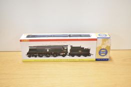 A Hornby OO gauge Battle of Britain Class 4-6-2 locomotive and tender 'Spitfire' 34066, model number