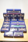 A collection of sixteen Bachmann Branch-Line OO gauge model railway items, including a limited