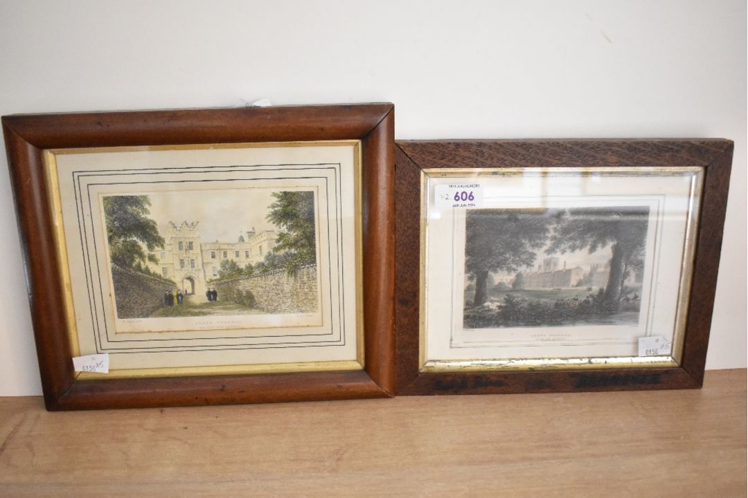 Two late 19th-century engravings of Jesus College after John Le Keux (1783–1846) and Frederick - Image 1 of 3