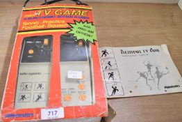 Radotin Mini TV Game 4 Electronic Action Games, with instructions, and part boxed with internal