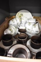 An RC Japan 'Deauville' part tea service (26) having a grapevine motif sold along with a