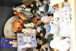 A large limited edition Brian wood Ceramic Artist ceramic bear signed to base 17/30, Stockwell, D