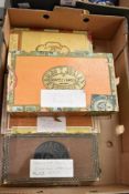 Four Cigar boxes containing various pencils including American, Eagle, Venus and Faber etc