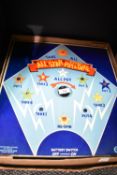 A mid-century battery-operated tabletop game titled All-Star Electric Put and Take. The game board