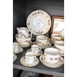 A selection of Victorian Maple and Company of London ceramic floral tableware, to feature delicate
