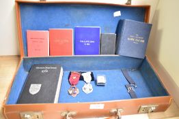 Of local interest, a selection of mid 20th-century Freemasonry related wares, to include two Steward